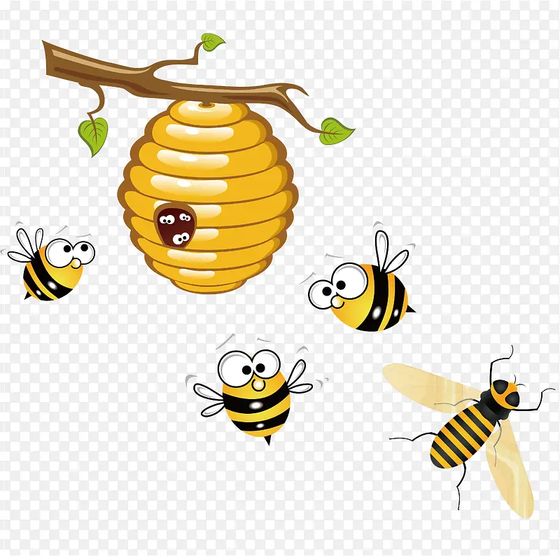 采蜂蜜的蜜蜂