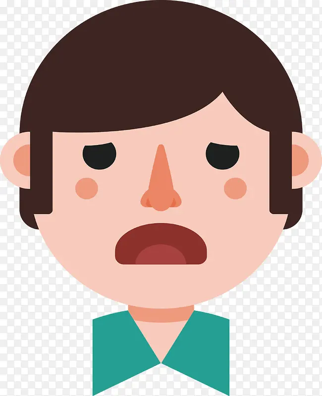 失望的男孩