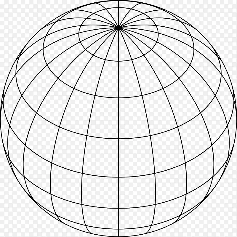 地球球体卡通素材图