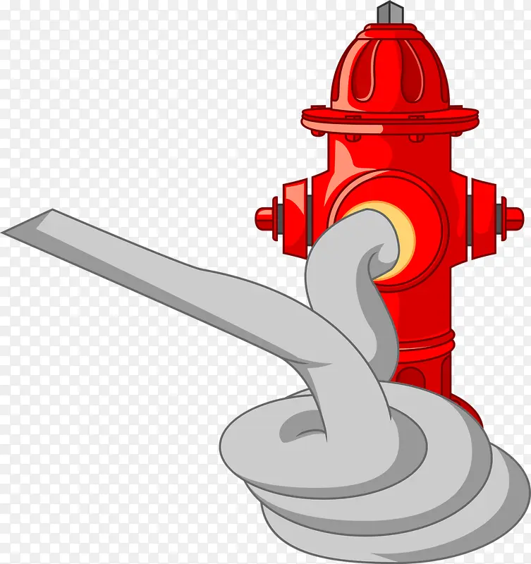 手绘消防水泵