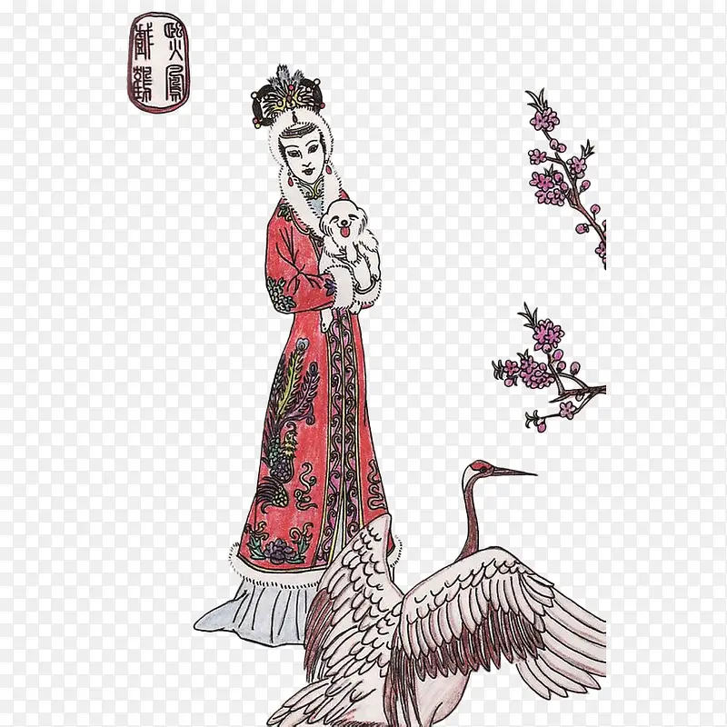 红楼梦插画人物王熙凤