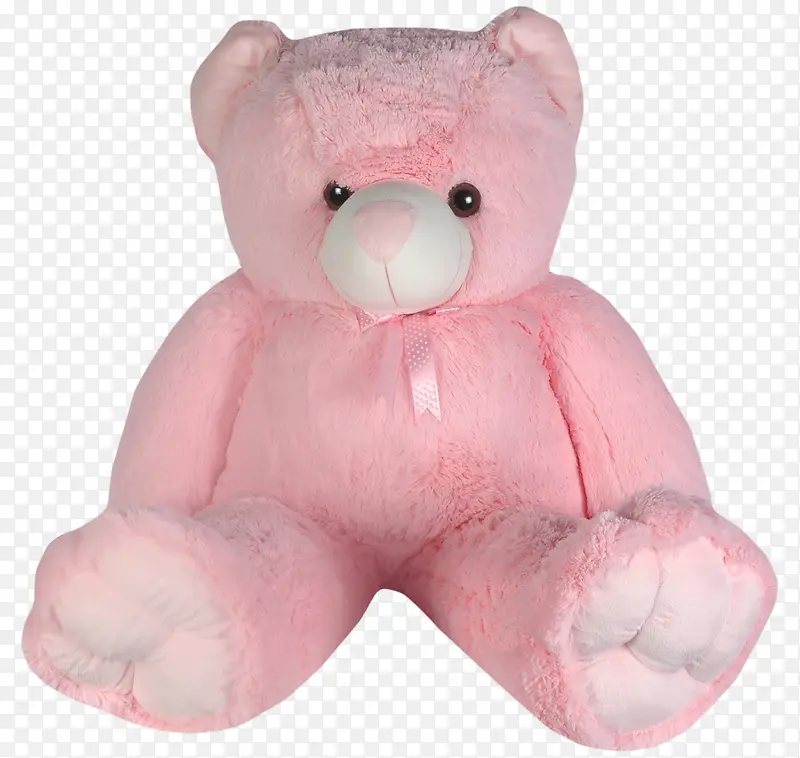 粉色玩具熊