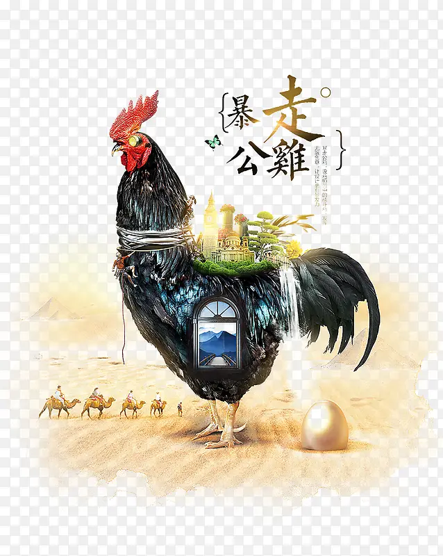 暴走公鸡海报