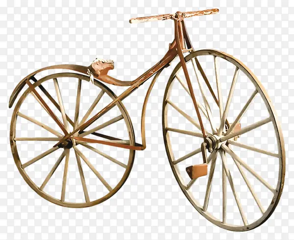 金色自行车