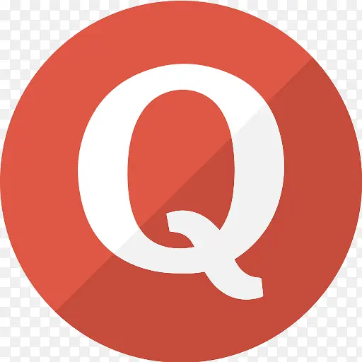 现代问题Quora红简单的社会社交圈