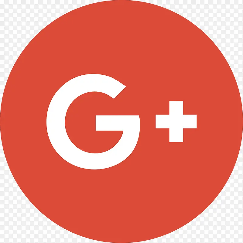 扁平化 logo googleplus