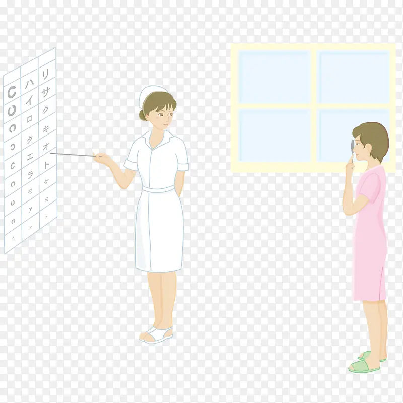医院检查视力视力测试