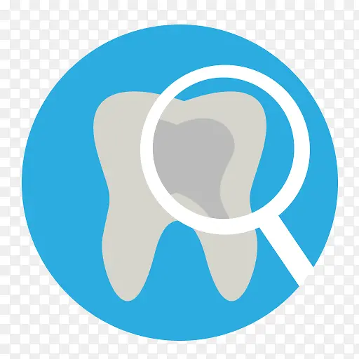 牙科牙医牙齿齿无题牙蓝图标