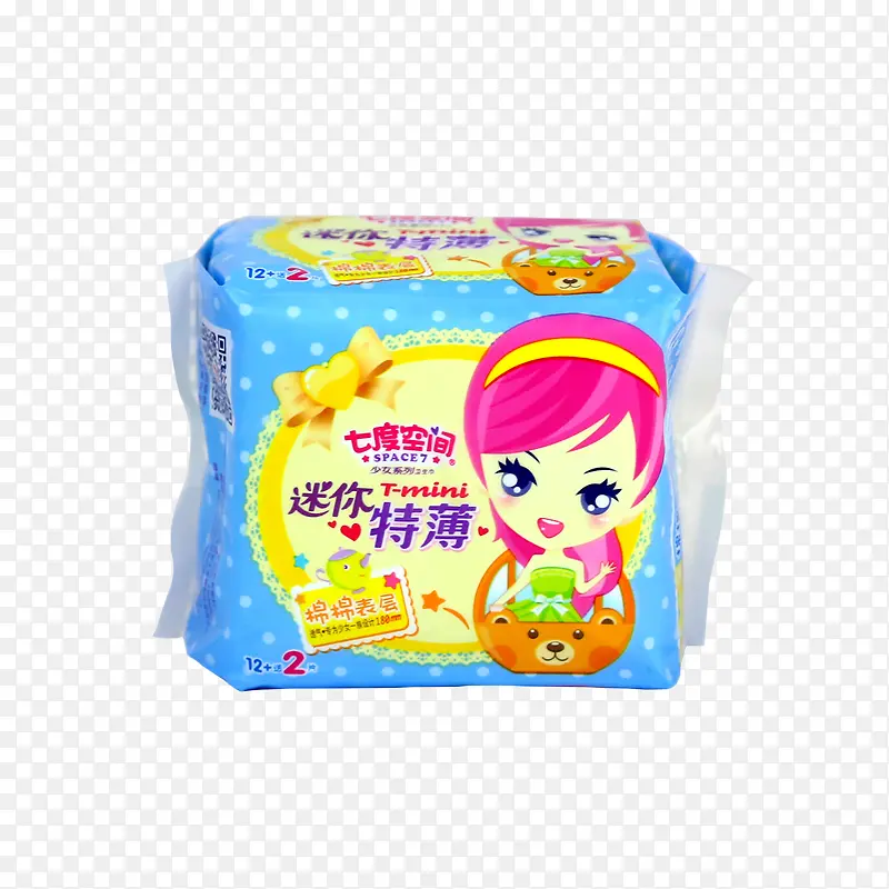 七度空间迷你特薄蓝色包装