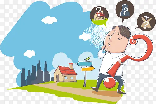 问号卡通矢量人物PNG图片素材下载_图片编号yarvlkoz-免抠素材网