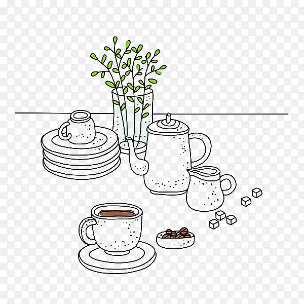 咖啡插画