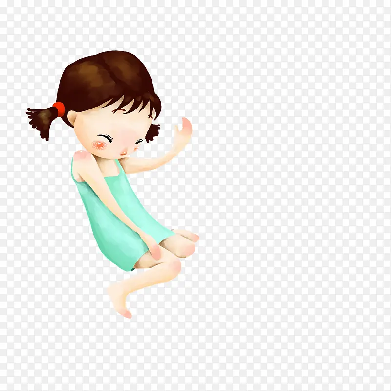 思考的小女孩PNG图片素材下载_图片编号qdopeglg-免抠素材网