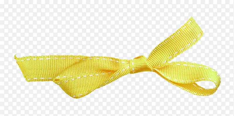 黄色蝴蝶结布条