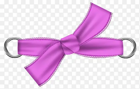 紫色打结布带