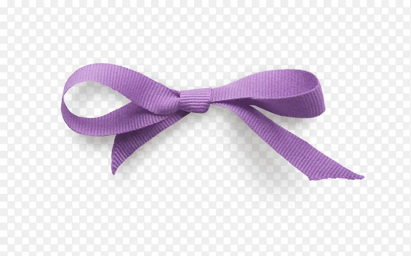 紫色蝴蝶结布条