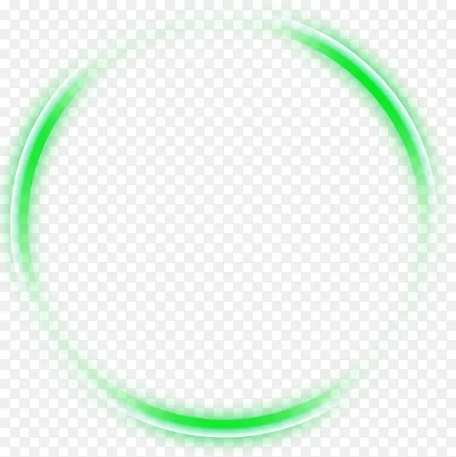 绿色光圈