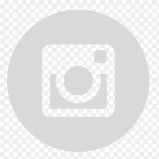 圈灰色Instagram自由社会图标