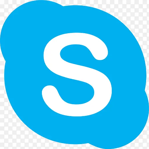 聊天消息信使Skypesmallicons：标志