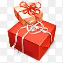 箱圣诞节礼物彩盒红christmas2