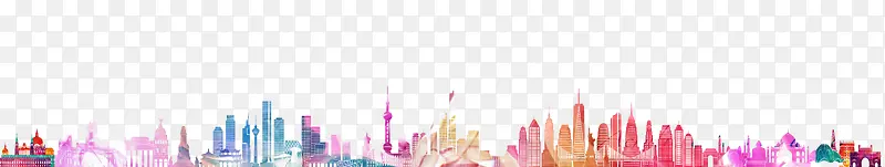 简约城市剪影
