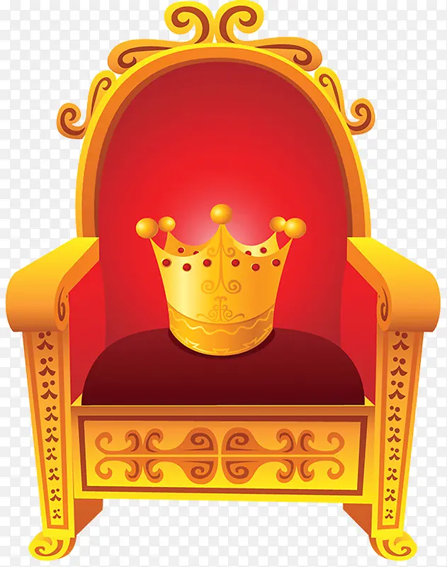 古代金色奢华皇帝座椅图片