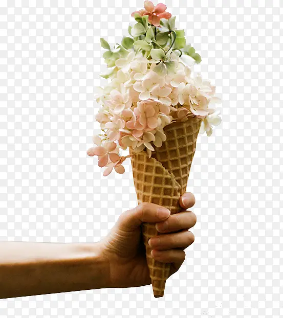 创意冰淇淋鲜花