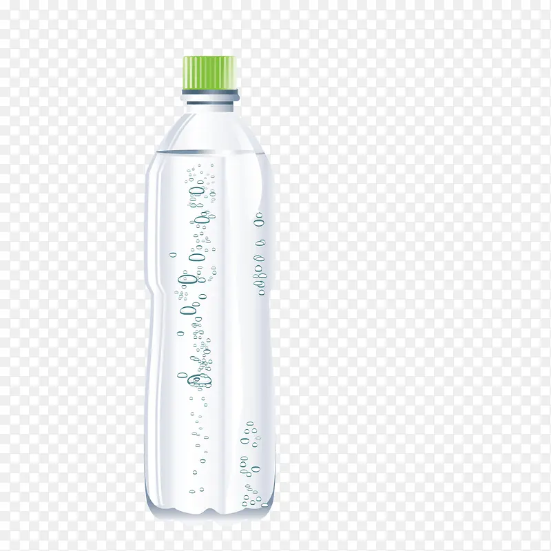 矢量矿泉水瓶纯净水饮用水瓶装