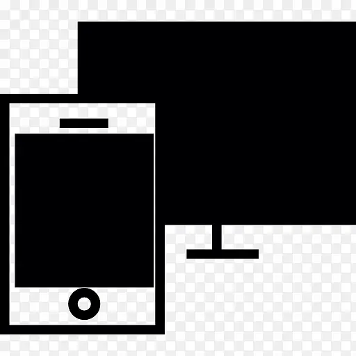 手机和电视屏幕图标