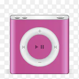 苹果iPod纳米粉红苹果节日图标