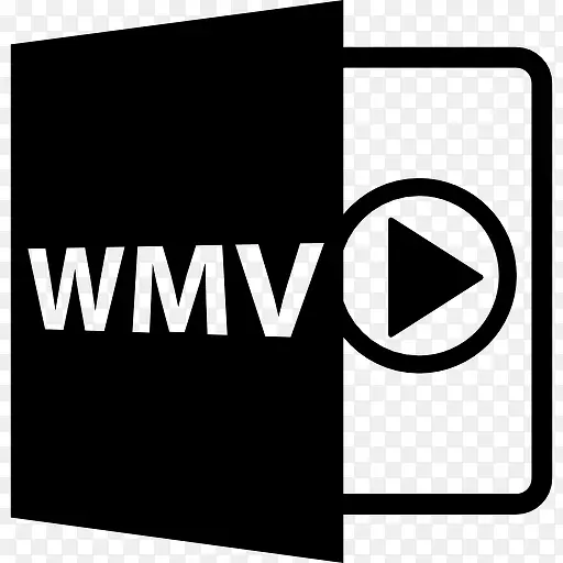 WMV文件格式符号图标