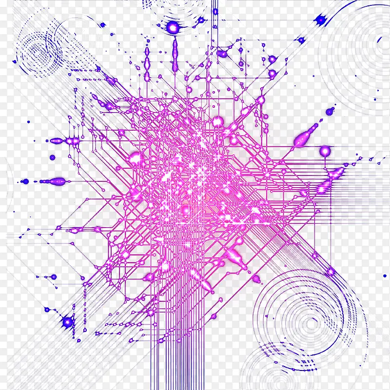 紫色电路图
