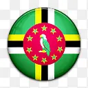 国旗多米尼加国世界标志