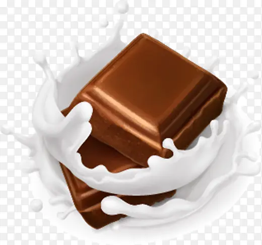 巧克力牛奶素材图片