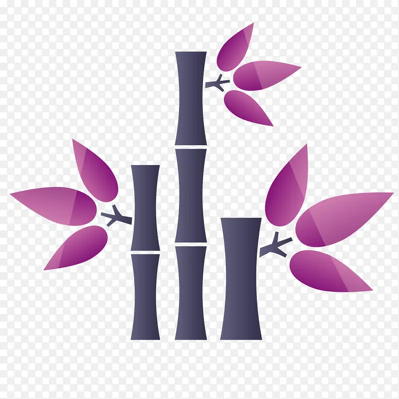 紫色竹子素材PNG图片素材下载_图片编号qxjlzejm-免抠素材网