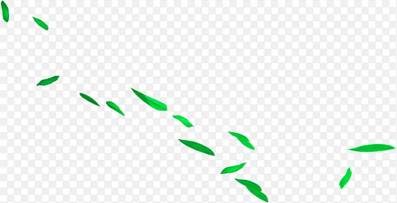 绿色清新漂浮竹叶风光