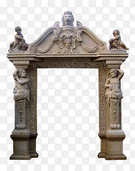 罗马柱子门
