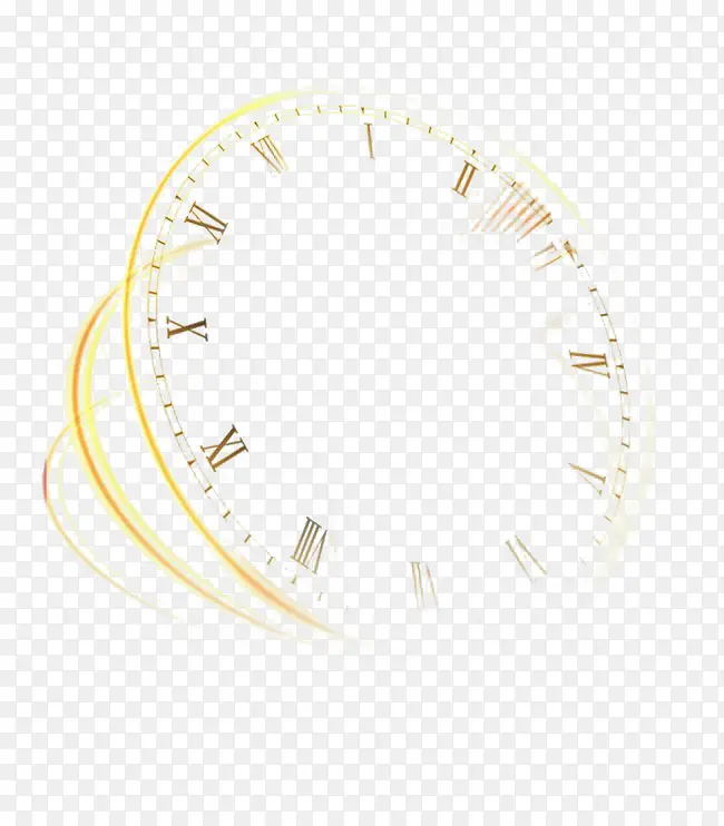 金色罗马数字钟表盘透明背景素材PNG图片素材下载_图片编号yjebpnvg-免抠素材网