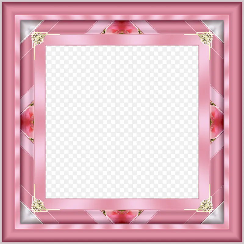 粉红色相框