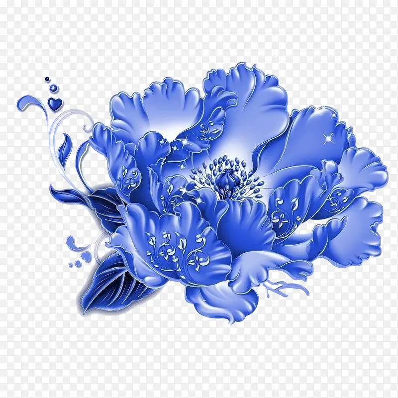 青色的菊花