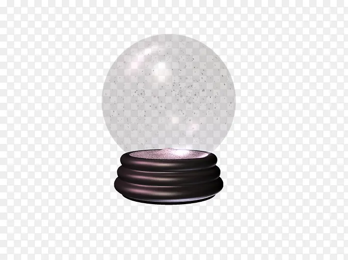 灯泡状水晶球实物