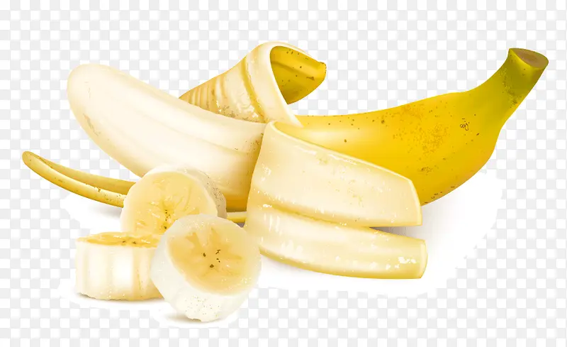 美味香蕉背景装饰矢量图