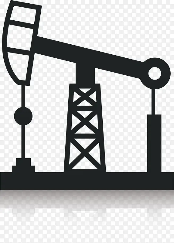 石油开采井架图标
