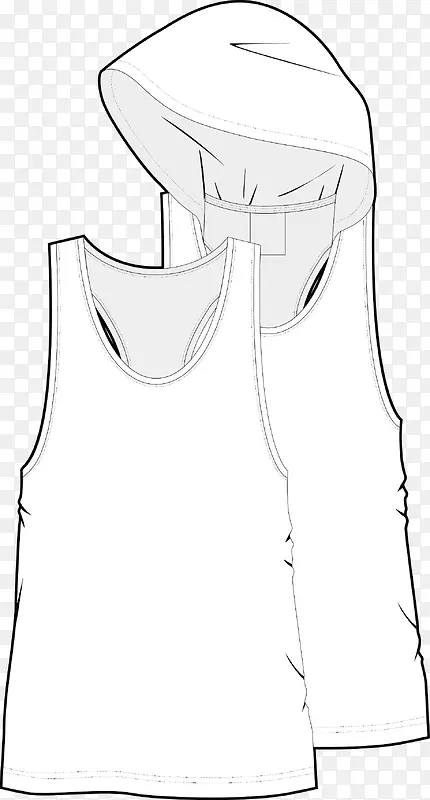 矢量背心服饰图