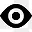 眼睛标志 icon