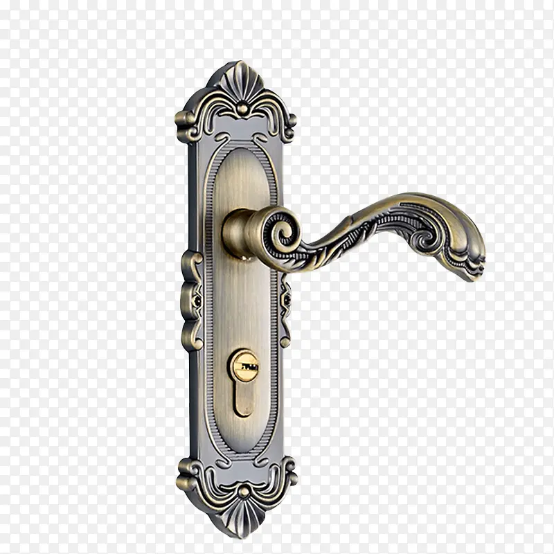 复古花纹欧式门锁