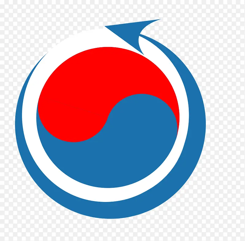 蓝色箭头logo标志