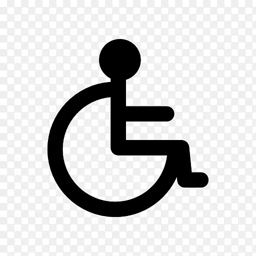 残疾人专用通道标志图标