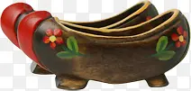 中国风木头女鞋印章