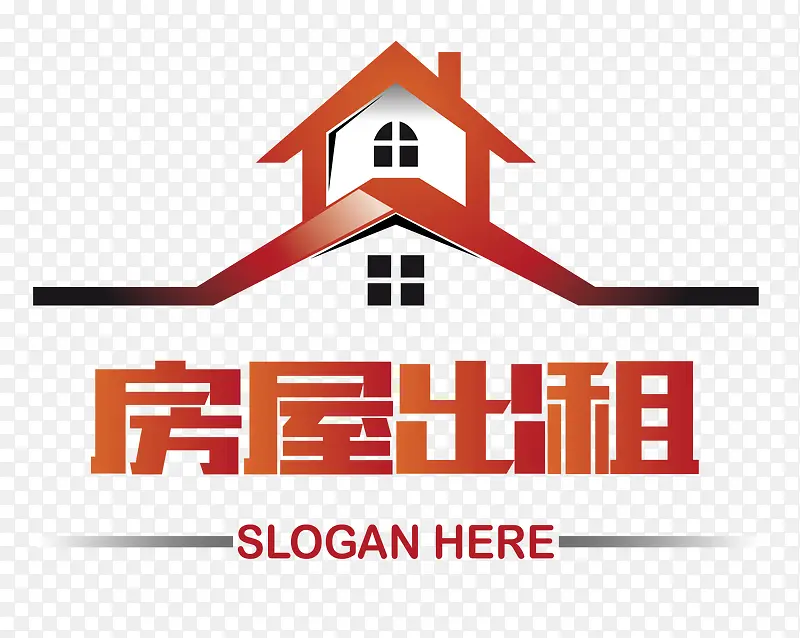 矢量房屋出租中介公司标志PNG图片素材下载_图片编号ylvvvpnk-免抠素材网
