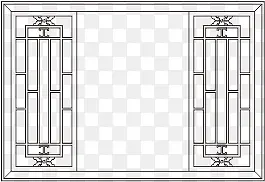 传统古典中式窗